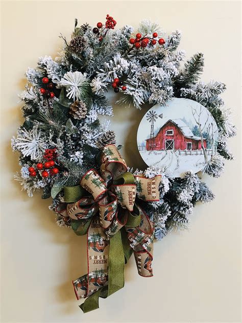 door wreath red|red flocked christmas wreaths.